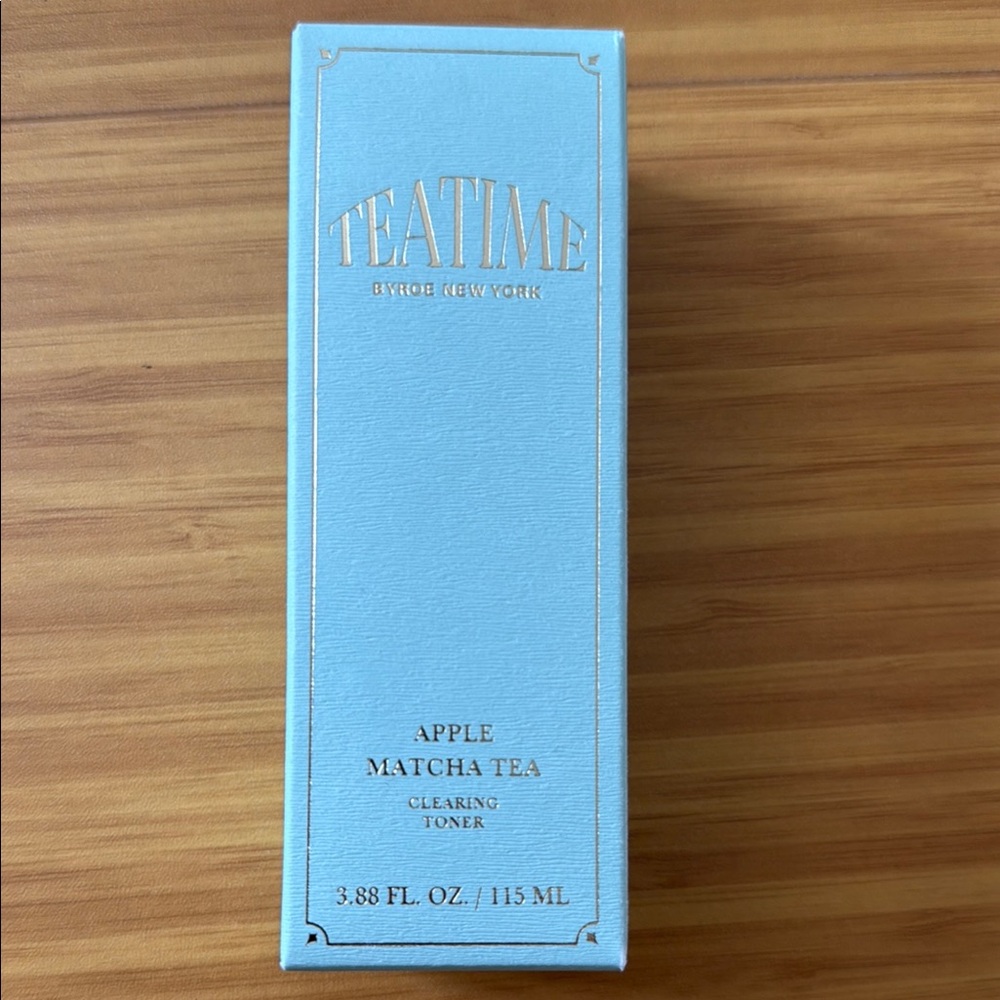 Byroe New York Tea Time Apple Matcha Tea Clearing Toner  3.88 fl oz - NEW IN BOX